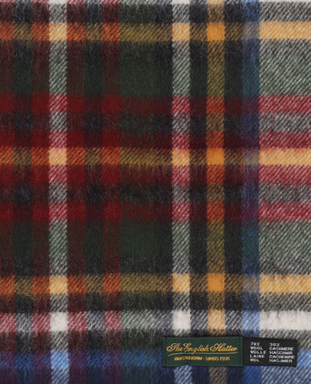 Scarf Wool and Cashmere 30X190 | Blue