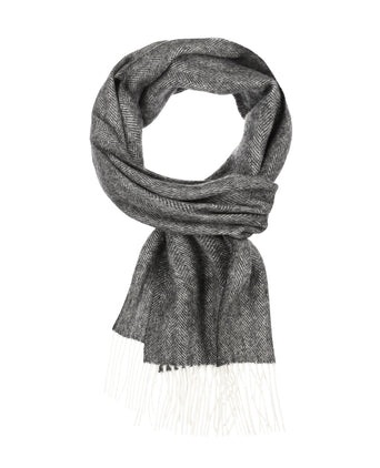 Merino wool scarf | Black