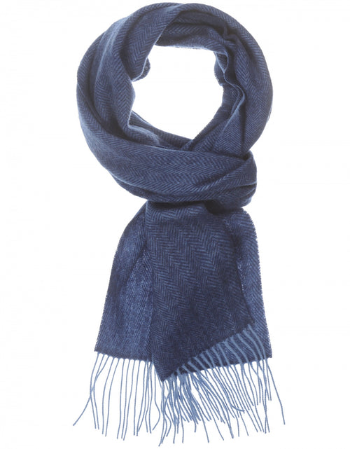 Merino Wool Scarf | Blue