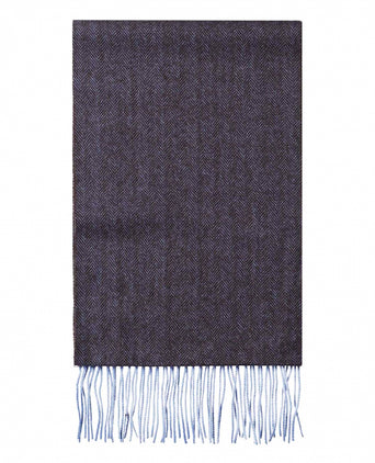 Merino Wool Scarf | Blue