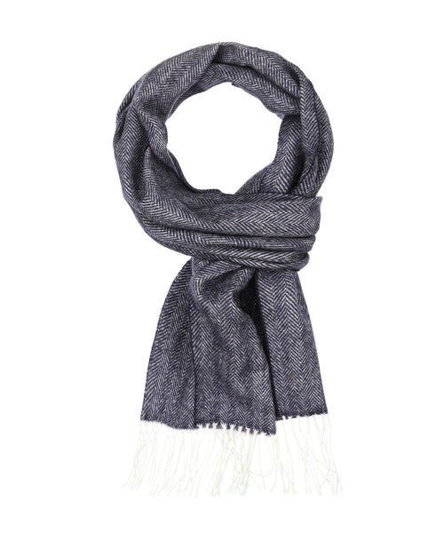 Merino Wool Scarf | Blue