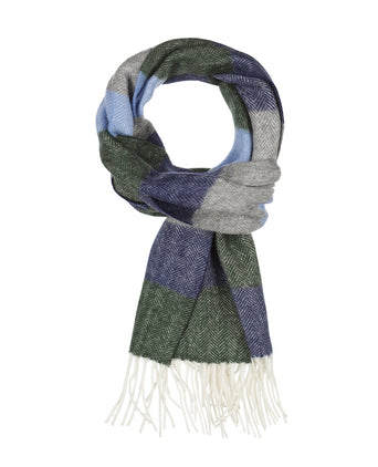 Merino Wool Scarf | Blue