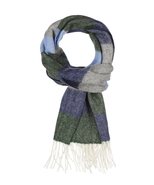 Merino Wool Scarf | Blue