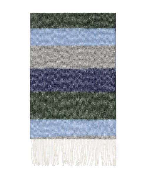 Merino Wool Scarf | Blue