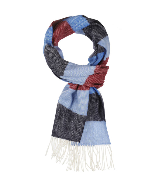Merino Wool Scarf | Blue