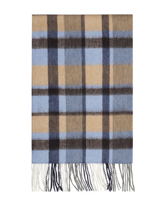 Merino Wool Scarf | Blue