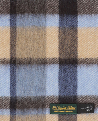 Merino Wool Scarf | Blue