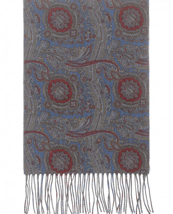 Scarf Wool 180x30 | Grey