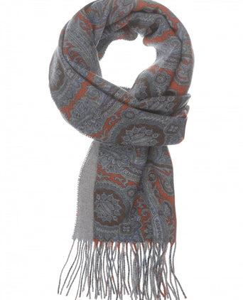 Scarf Wool 180x30 | Grey