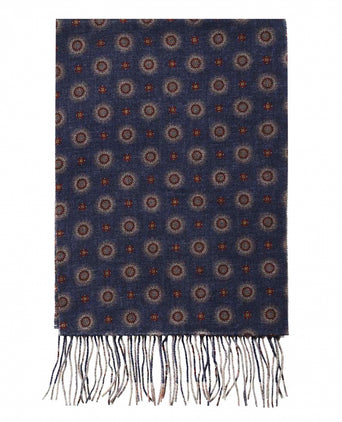 Scarf Wool 180x30 | Blue
