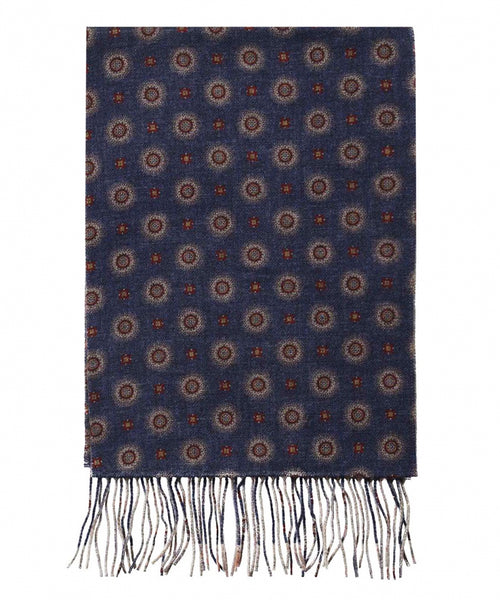Scarf Wool 180x30 | Blue