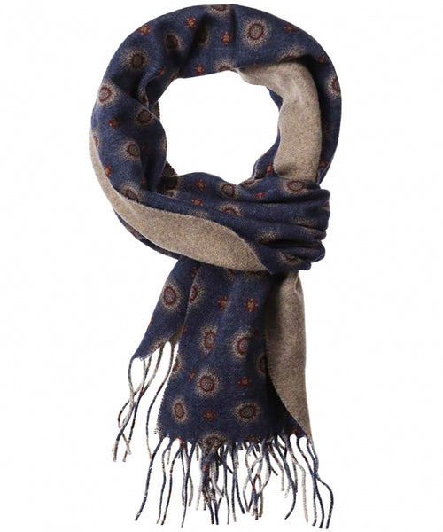 Scarf Wool 180x30 | Blue
