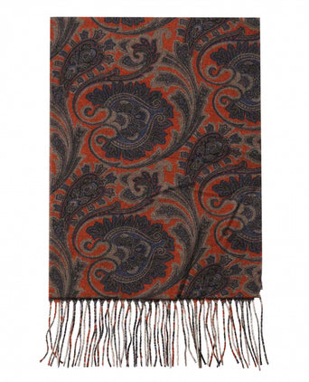 Scarf Wool 180x30 | Brown