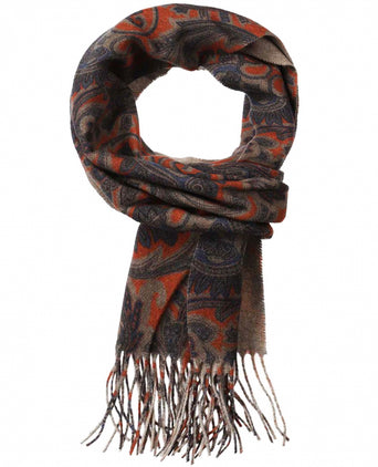 Scarf Wool 180x30 | Brown