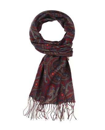 Scarf Wool 180x30 | Brown