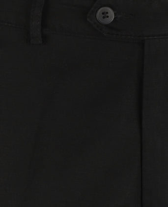 Chino Derby Linen and Cotton | Black