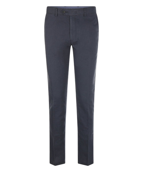 Chino Derby Linnen en Katoen | Navy Blauw
