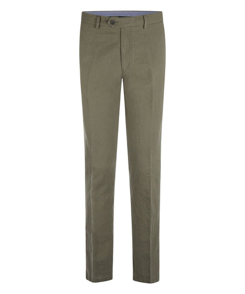 Chino Derby Linen and Cotton | Green