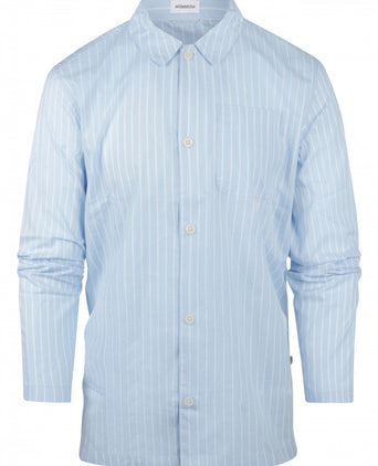 Pyjama set poplin katoen | Blauw