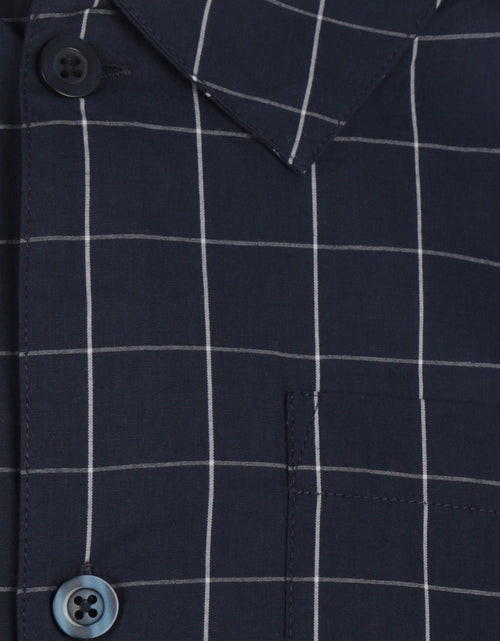 Pyjama set poplin katoen | Blauw