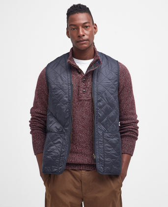 Barbour Polarquilt Zip-in Liner Bodywarmer | Navy Blue