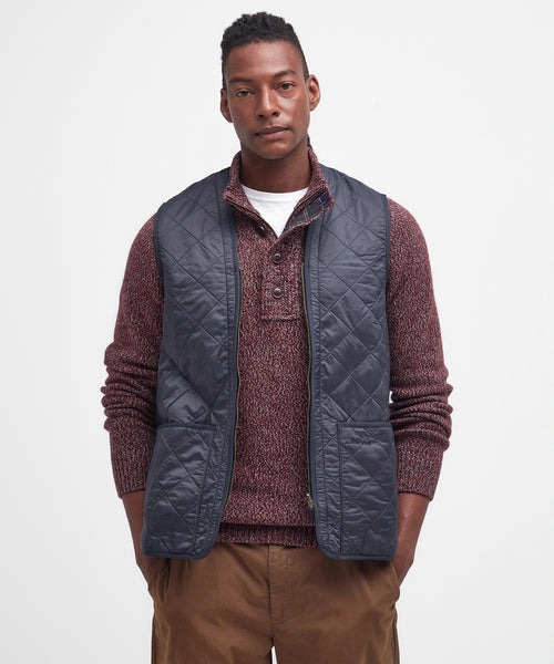 Barbour Polarquilt Zip-in Liner Bodywarmer | Navy Blue