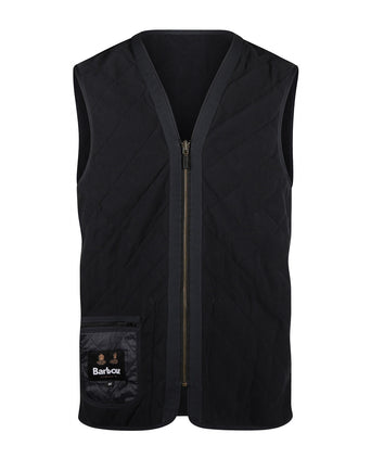 Barbour Polarquilt Zip-in Liner Bodywarmer | Navy Blue