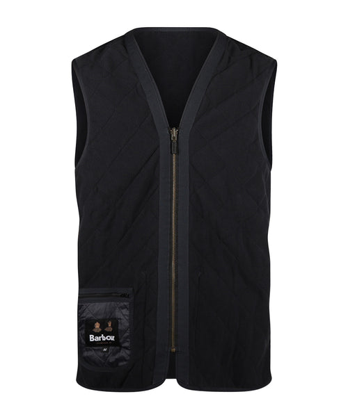 Barbour Polarquilt Zip-in Liner Bodywarmer | Navy Blue