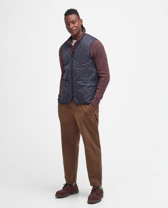 Barbour Polarquilt Zip-in Liner Bodywarmer | Navy Blue
