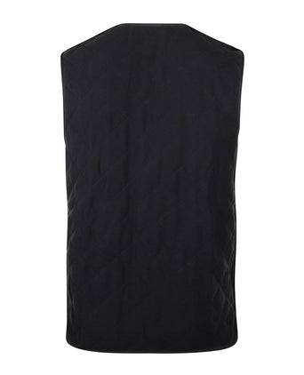 Barbour Polarquilt Zip-in Liner Bodywarmer | Navy Blue