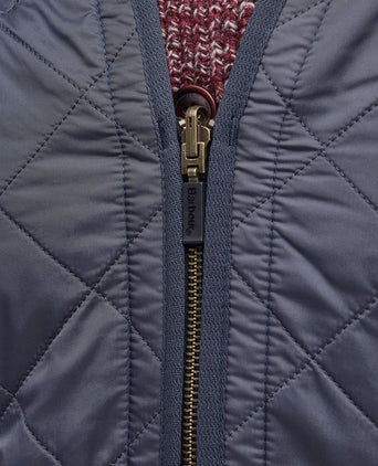 Barbour Polarquilt Zip-in Liner Bodywarmer | Navy Blue