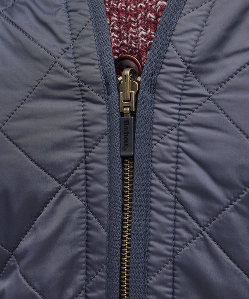 Barbour Polarquilt Zip-in Liner Bodywarmer | Navy Blue
