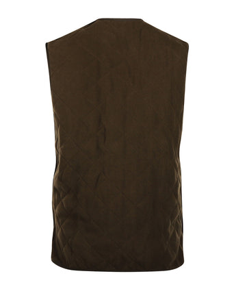 Barbour Polarquilt Zip-in Liner Bodywarmer | Olive