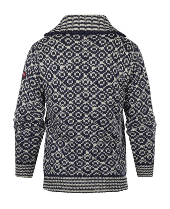 Sweater Svalbard high zip | Navy Blue