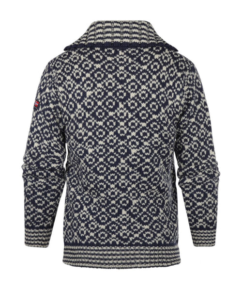 Trui Svalbard hoge rits | Navy Blauw