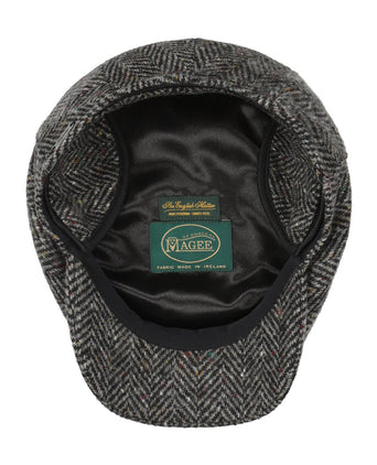 Tweed Cap met Oorflappen | Zwart