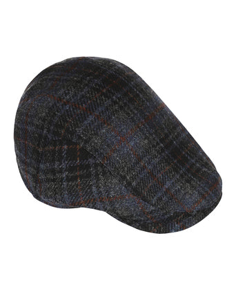 Tweed Cap with Earflaps | Blue