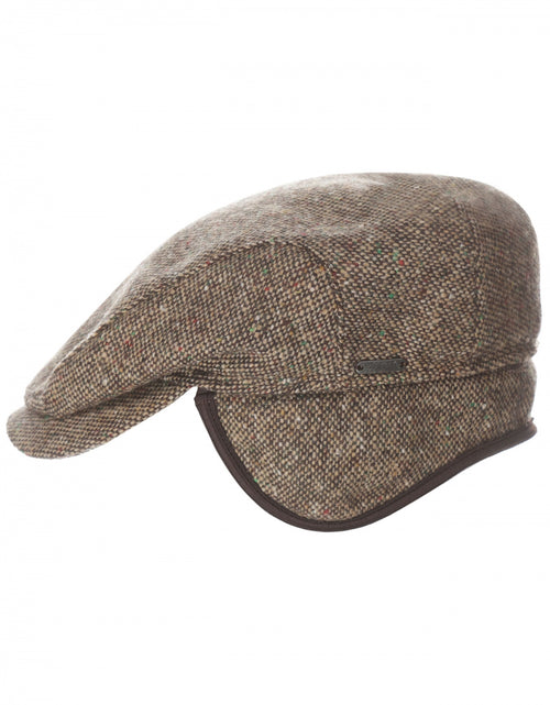 Tweed Cap with Earflaps | Brown