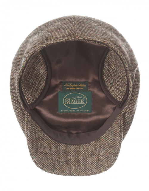Tweed Cap with Earflaps | Brown