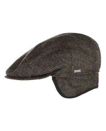 Tweed Cap with Earflaps | Green