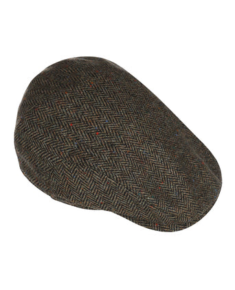 Tweed Cap with Earflaps | Green