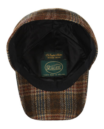 Tweed Baseball Cap | Brown