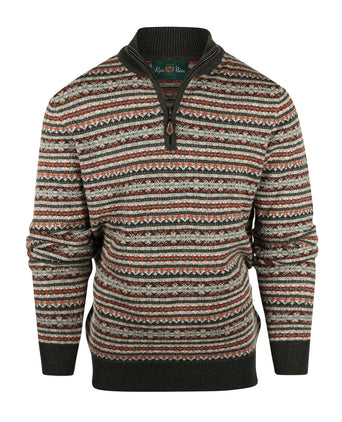 Polo Pullover FairIsle | Green
