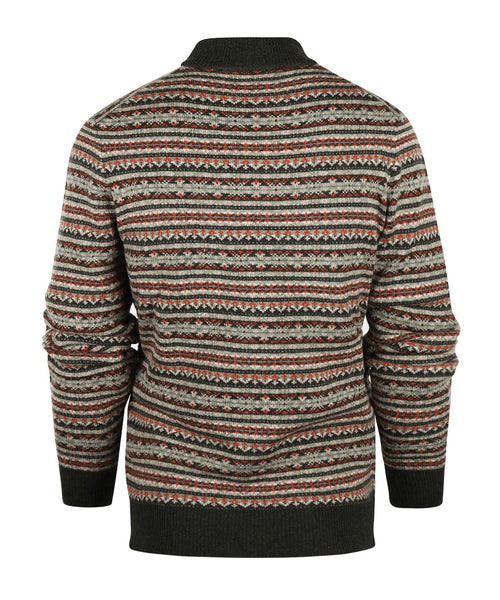 Polo Pullover FairIsle | Groen