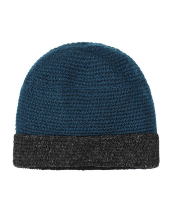 Muts Wol Fleece Lining | Blauw