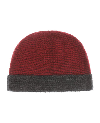 Hat Wool Fleece Lining | Red