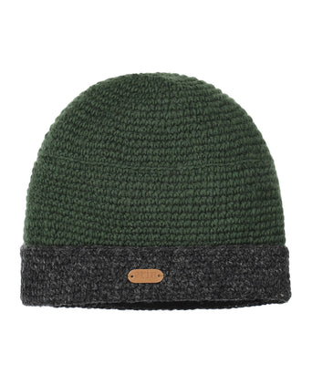 Muts Wol Fleece Lining | Groen