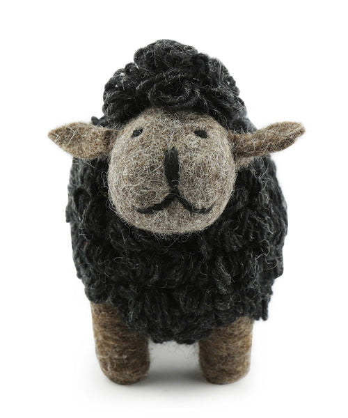 Knitted Sheep Large | Anthracite Grey