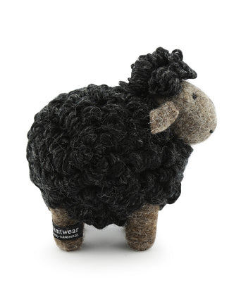 Knitted Sheep Large | Anthracite Grey