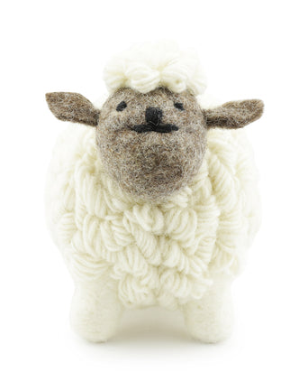 Knitted Sheep Large | White